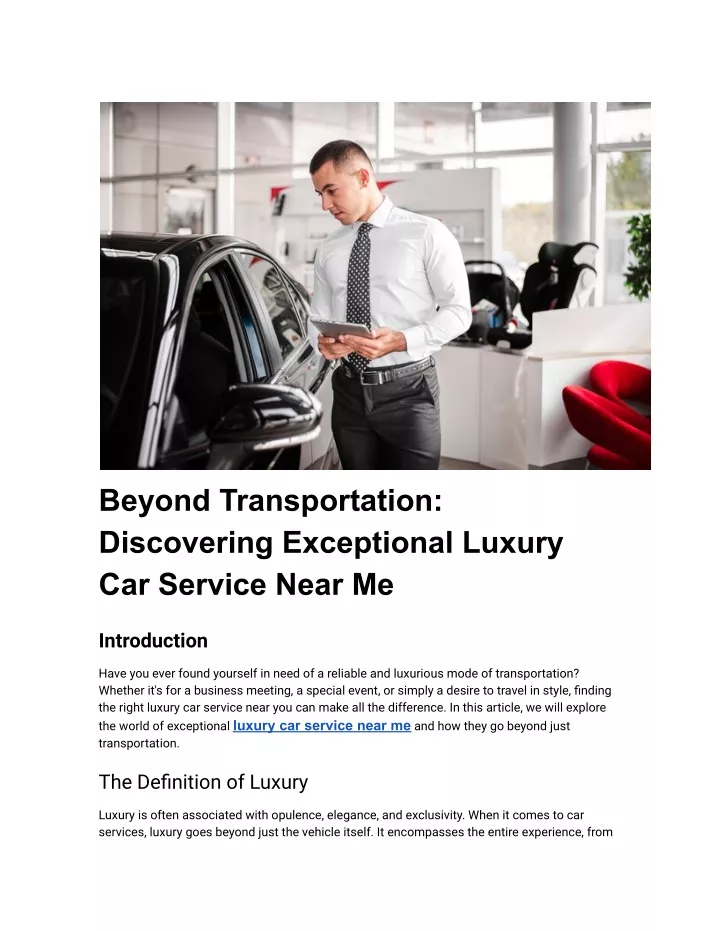 beyond transportation discovering exceptional