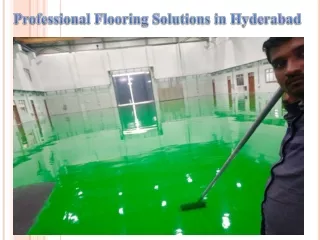 Professional Flooring Solutions in Hyderabad