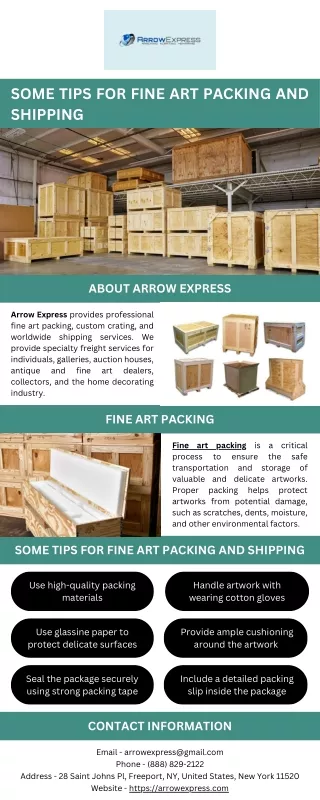 some tips for fine art packing and shipping