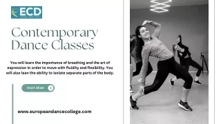Contemporary Dance Classes London