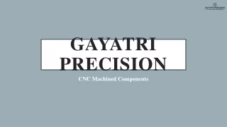 Gayatri Precision - Thermowell Manufacturers in India