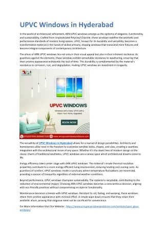 upvc windows in hyderabad