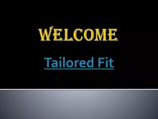 welcome