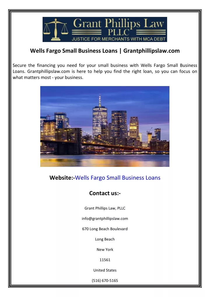 wells fargo small business loans grantphillipslaw