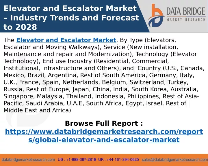 elevator and escalator market industry trends