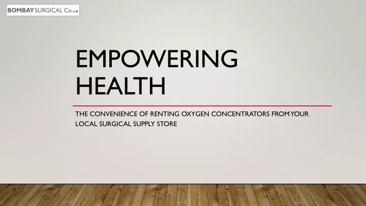 empowering health