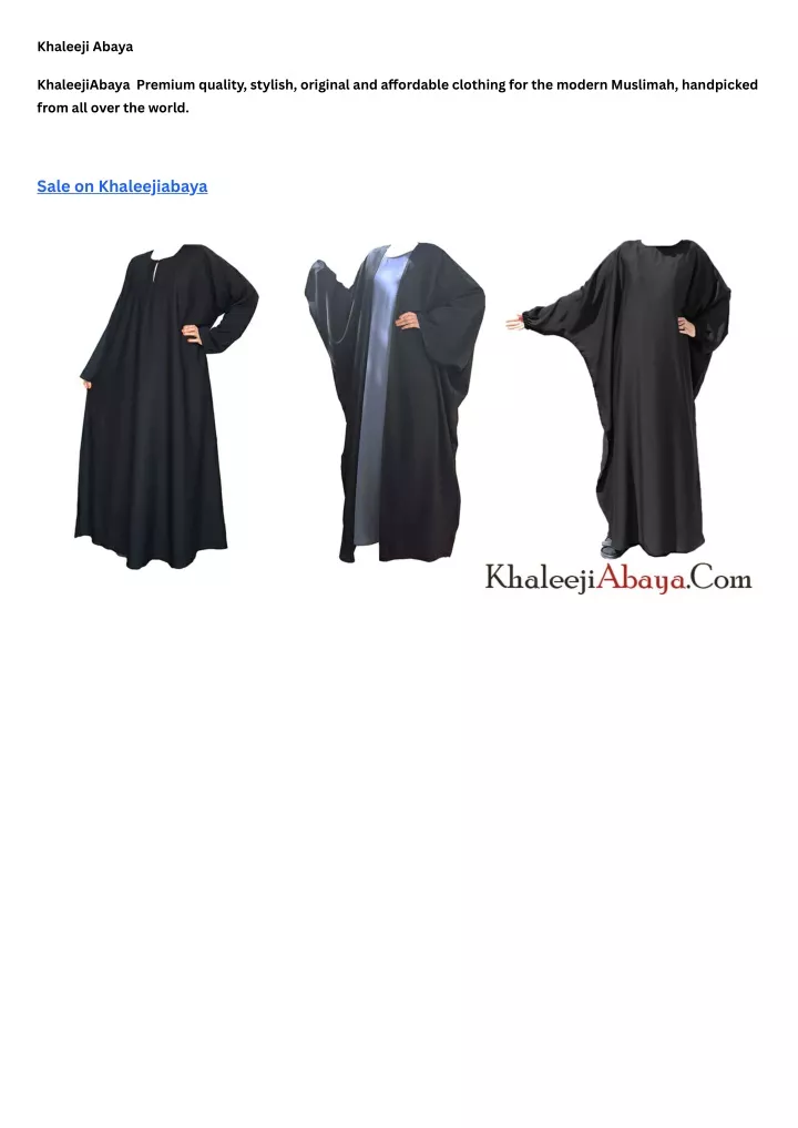 khaleeji abaya