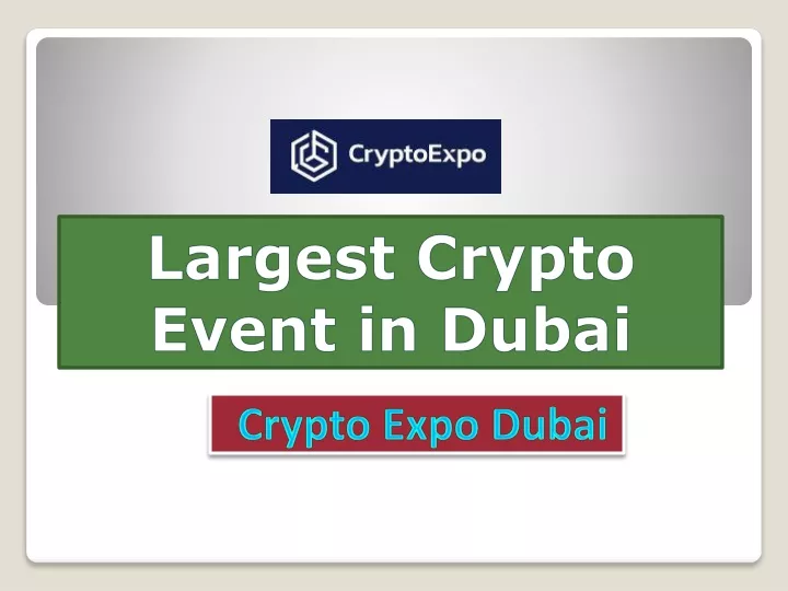 crypto expo dubai