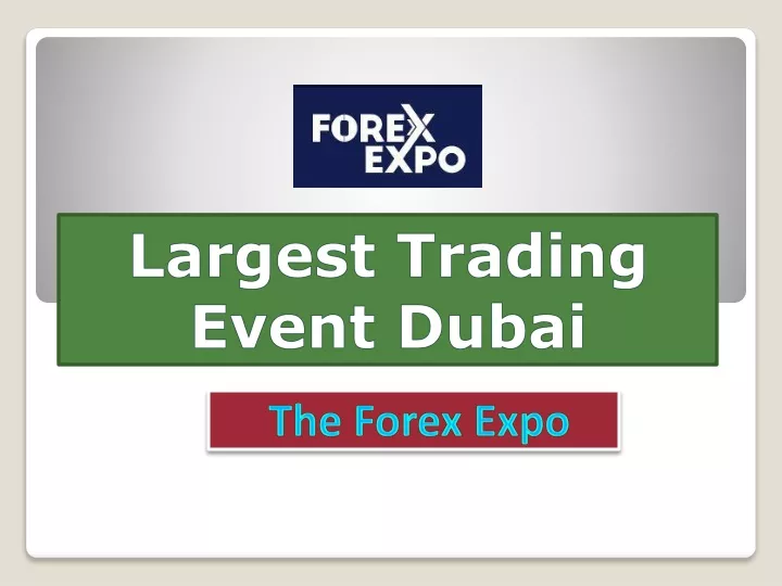 the forex expo