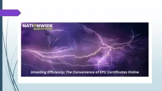 Unveiling Efficiency The Convenience of EPC Certificates Online