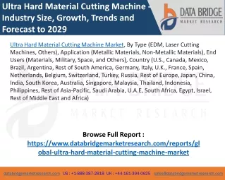 ultra hard material cutting machine industry size