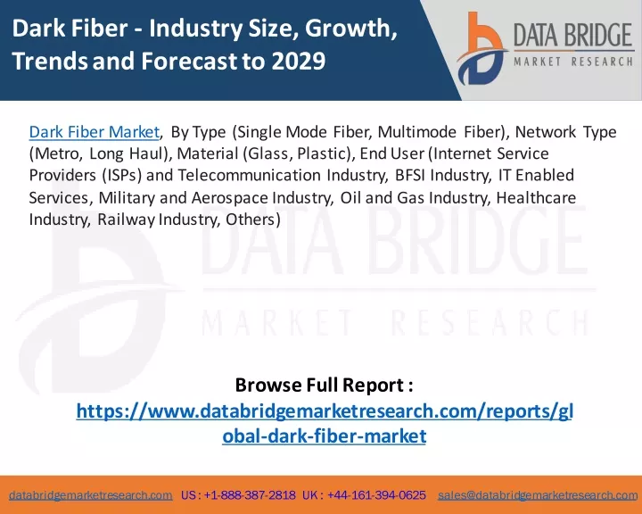 dark fiber industry size growth trends