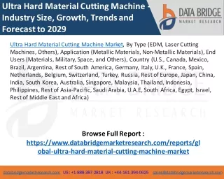 ultra hard material cutting machine industry size