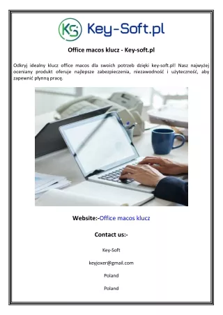 office macos klucz key soft pl