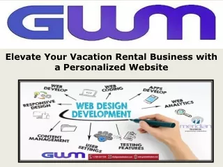 Elevate Your Vacation Rental Business with a Personalized Website