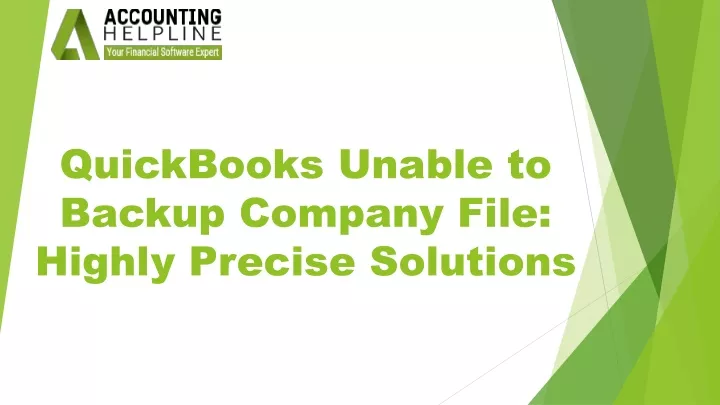quickbooks unable to backup company file highly precise solutions
