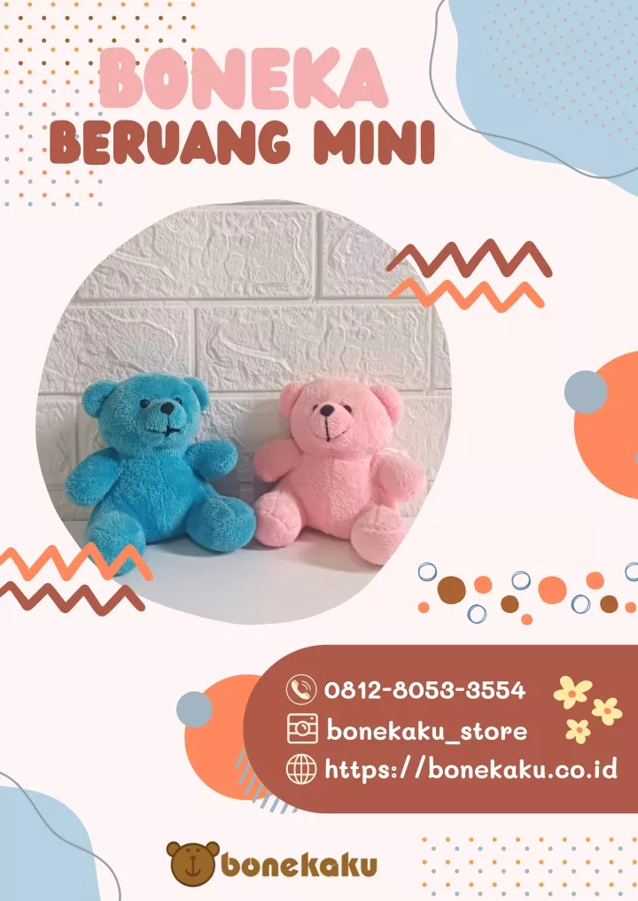 boneka beruang mini