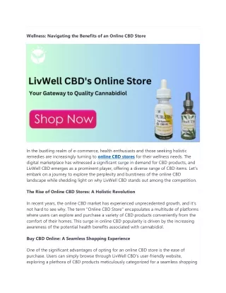 wellness navigating the benefits of an online