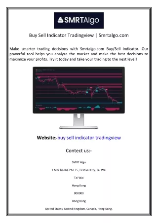 buy sell indicator tradingview smrtalgo com
