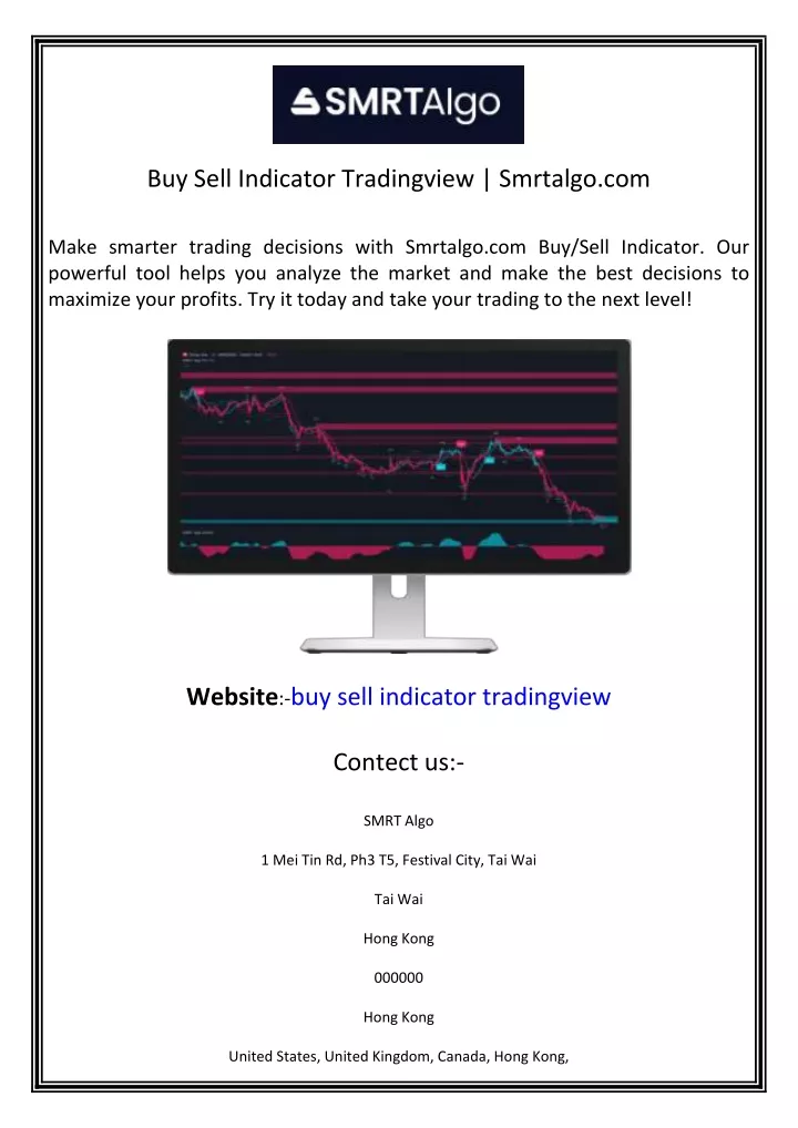 buy sell indicator tradingview smrtalgo com