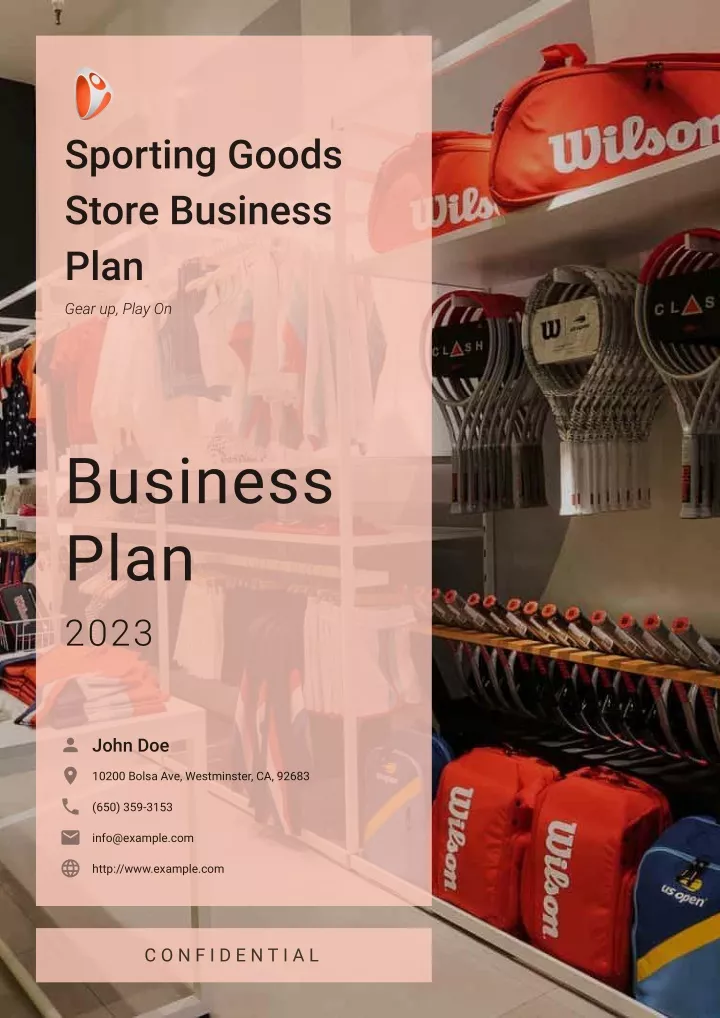 sporting goods business plan