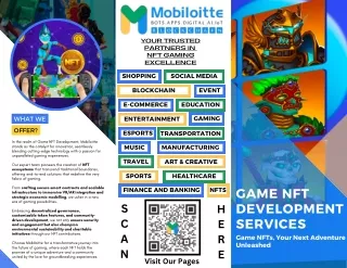 your trusted partners in nft gaming excellence