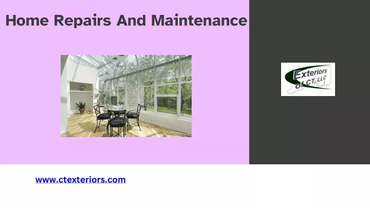 home repairs and maintenance