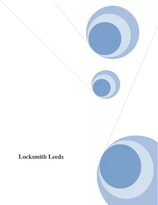 Locksmith Leeds