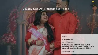 7 Baby Shower Photoshoot Poses