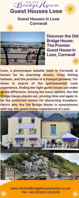 Guest Houses in Looe Cornwall
