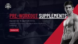 Pre-Workout Supplements