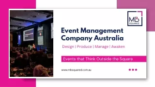 Flawless Executions with Event Management Plan Sunshine Coast
