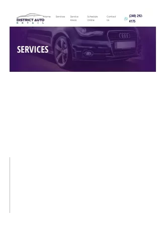 Mobile car detail service Fairfax