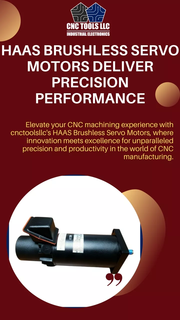 haas brushless servo motors deliver precision