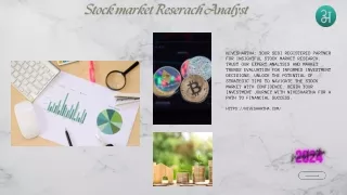 Niveshartha- Stock Market Research Analyst