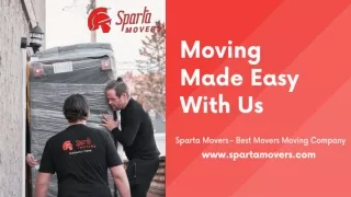 Sparta Movers - Best Movers Moving Company