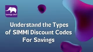 Check SIMMI Voucher Code & Discounts - Savings24X7