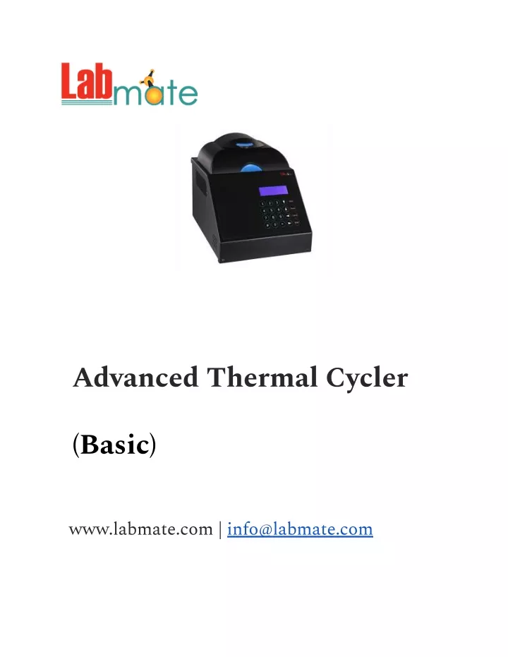 advanced thermal cycler