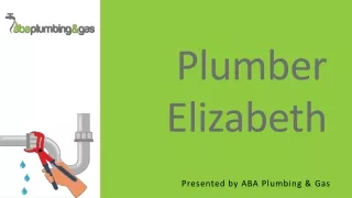 plumber elizabeth