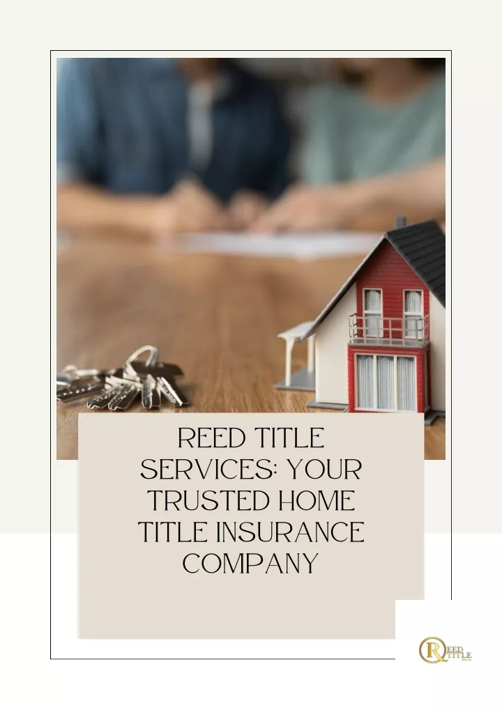 reed title services your trusted home title
