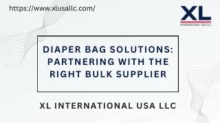 Diaper Bag Solutions Partnering with the Right Bulk Supplier