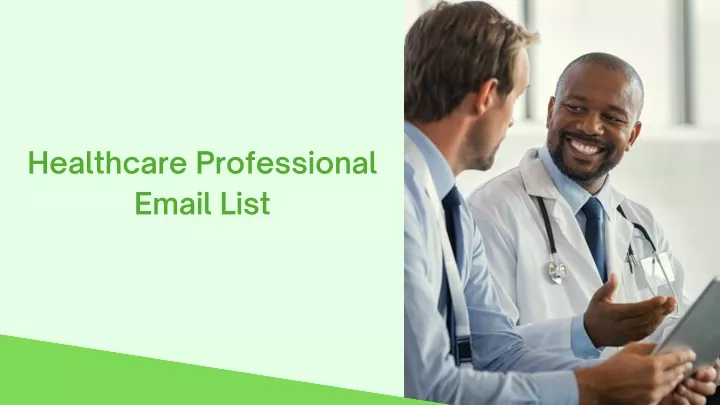 healthcare professional email list