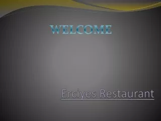erciyes restaurant
