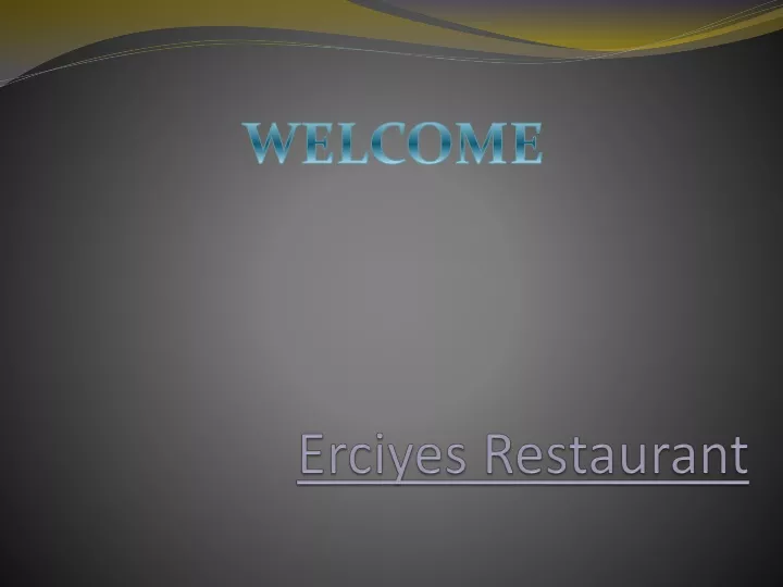 erciyes restaurant