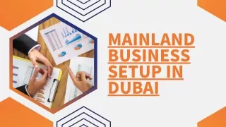 mainland business setup in Dubai