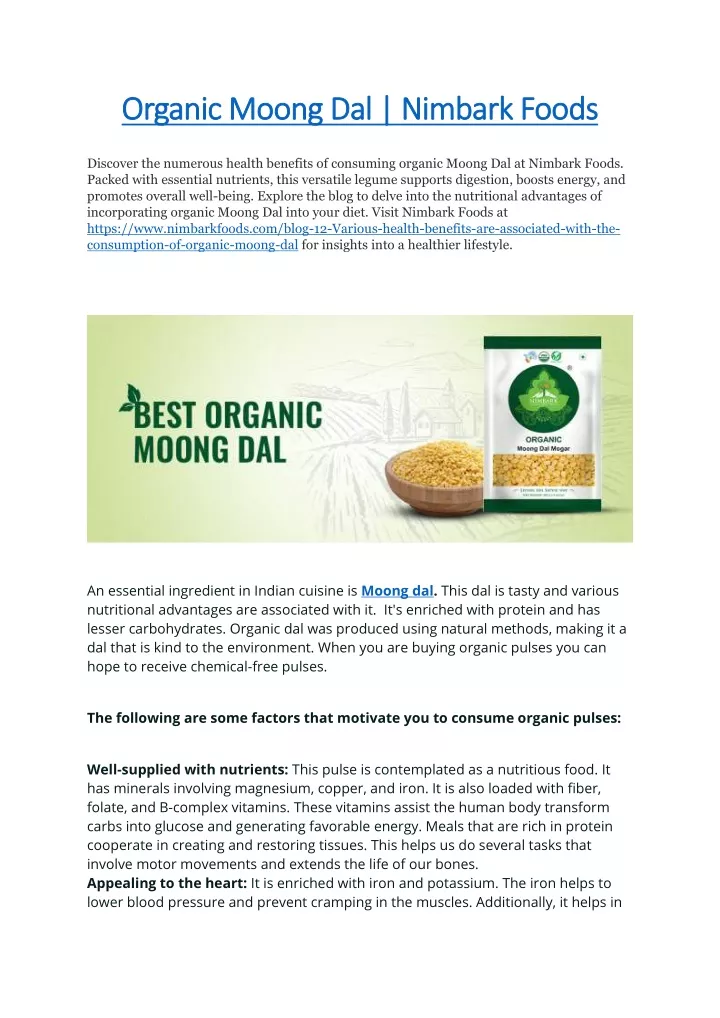 organic moong dal nimbark foods organic moong