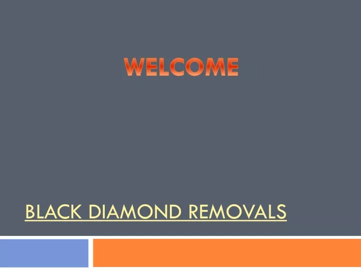 black diamond removals