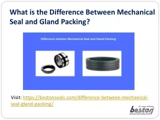 Difference Between Mechanical Seal and Gland Packing - Beston Seals