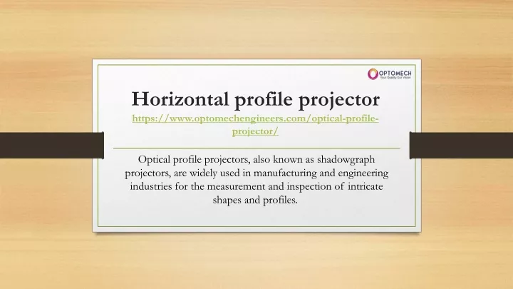 horizontal profile projector https www optomechengineers com optical profile projector