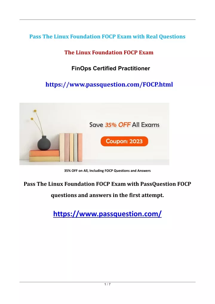 pass the linux foundation focp exam with real